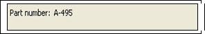Read-only text field