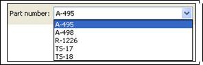 Expanded drop-list editor